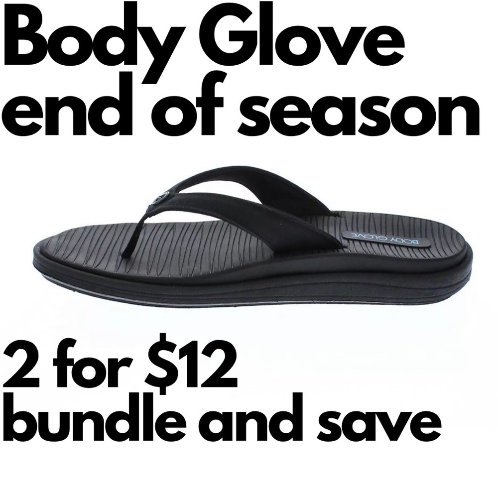 NWT Body Glove Men’s Women’s Flip Flops End of Season Sale